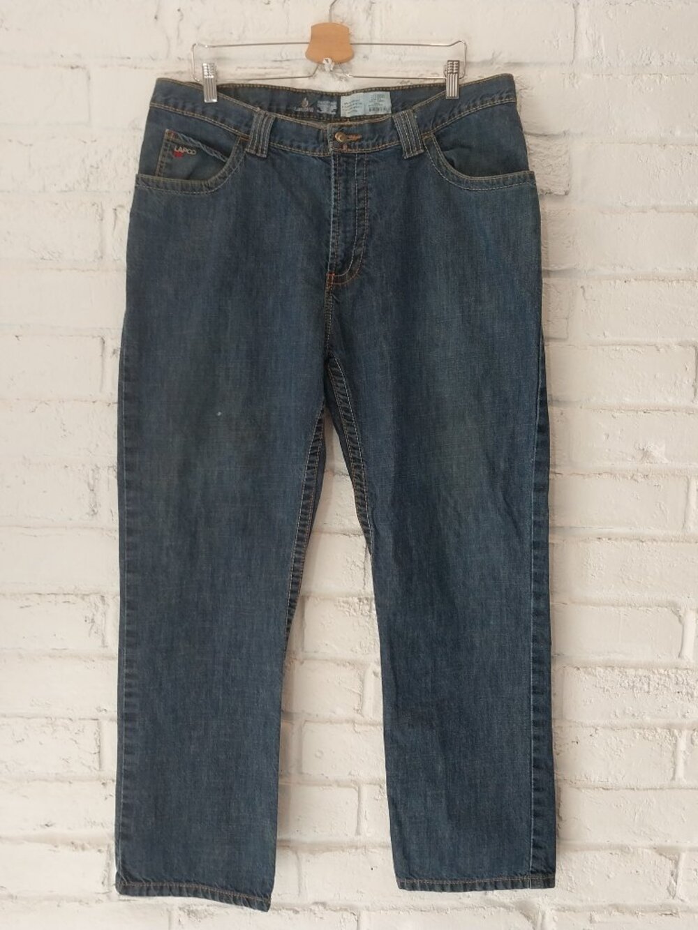 LAPCO FR Flame Resistant Jeans Mens 36x30 (Tag 38x32) Blue Industrial Workwear